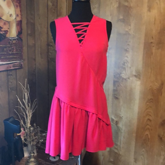 Bright Pink Opening Ceremony Dress - Picture 3 of 17